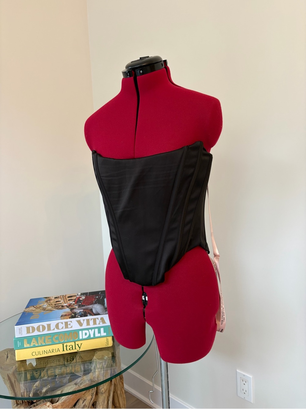 House of CB Black Strapless Waist Corset